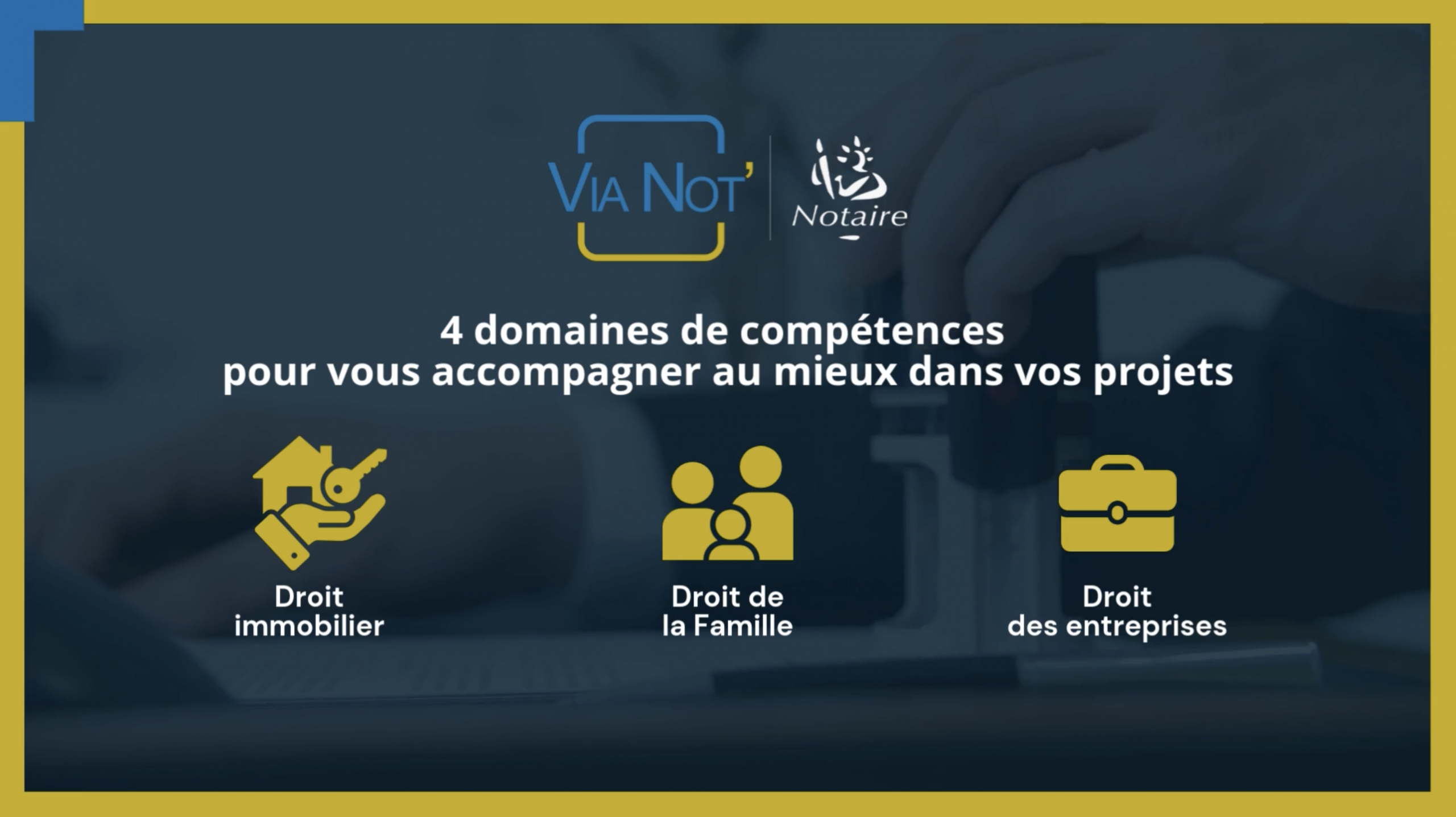 écrans dynamiques office notarial vidéo pédagogique Présentation office notarial Via Not écrans dynamiques office notarial vidéo pédagogique Présentation office notarial Via Not'