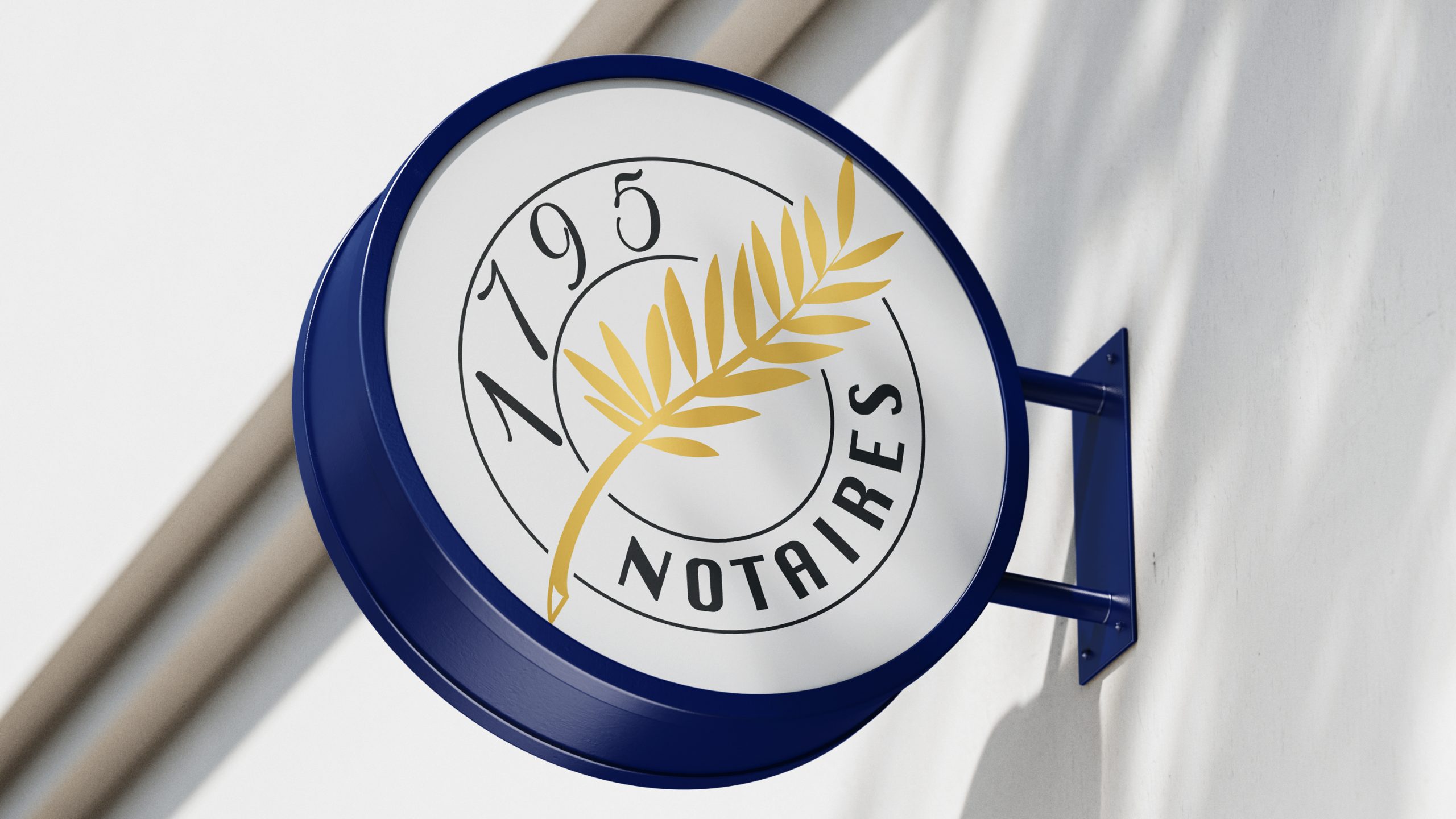 Charte graphique 1795 Notaires création logo office notarial