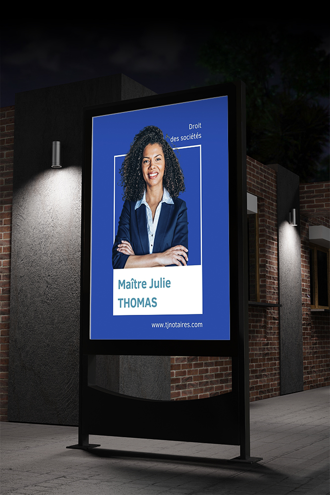 Présentation d'équipe Office Notariaux écran professionnel Pixel-Not