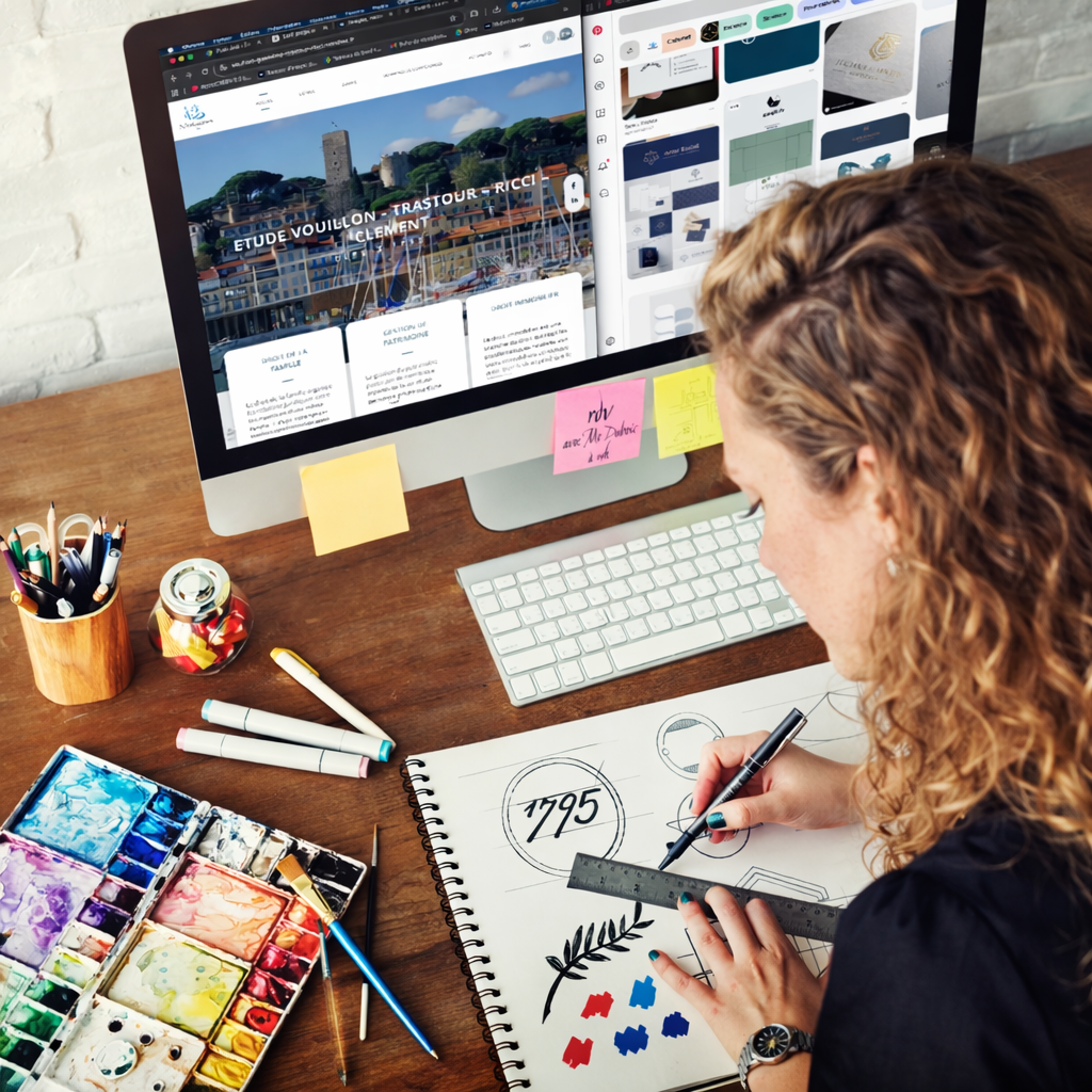 studio graphique création charte graphique logo Pixel-Not