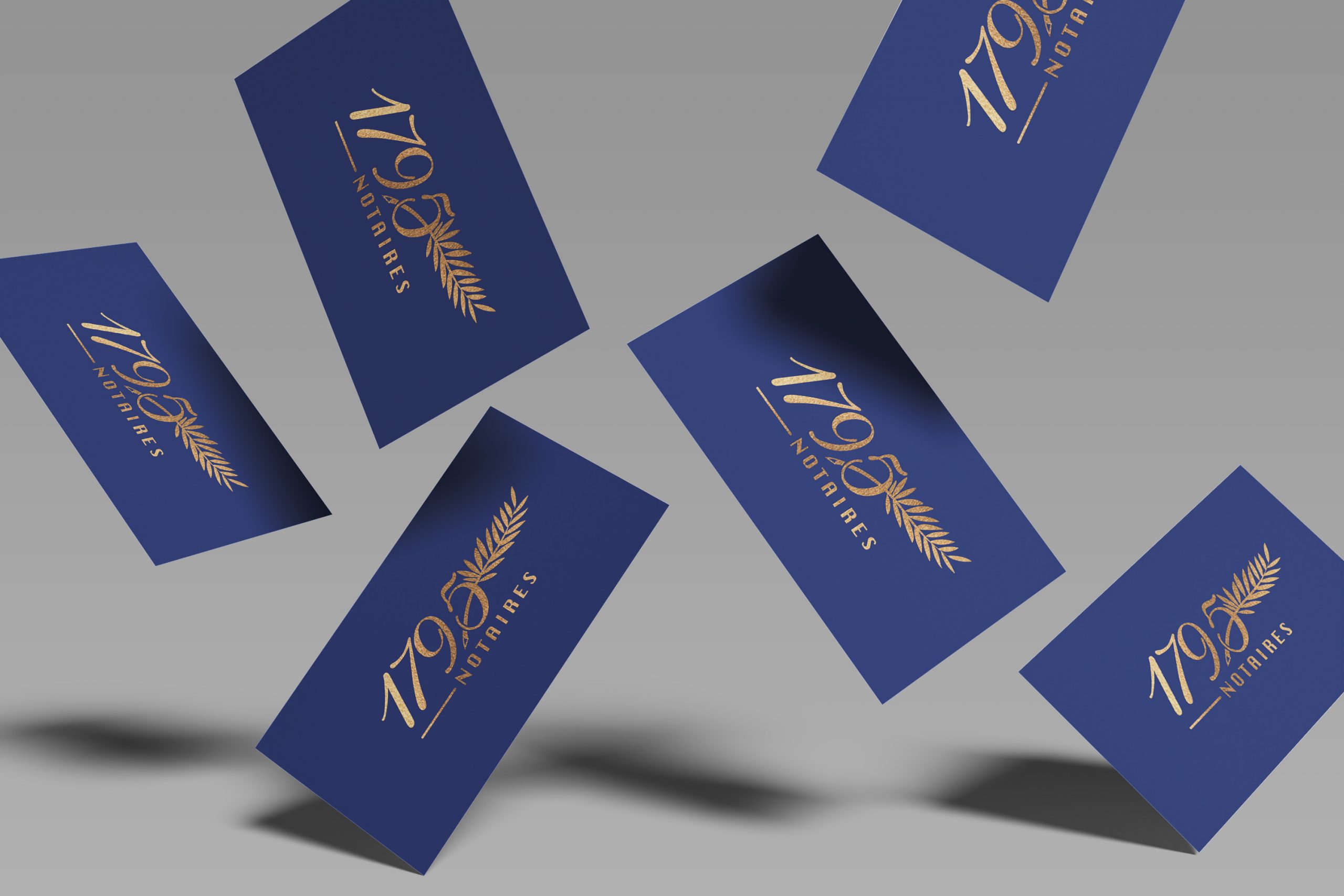 Charte graphique 1795 Notaires création logo office notarial